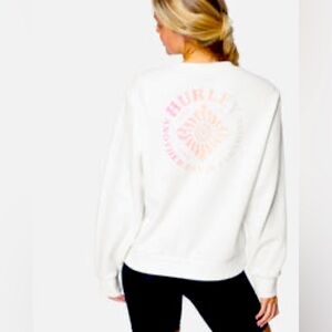 BELIZE GIRLFRIEND FLEECE CREW SIZE LARGE